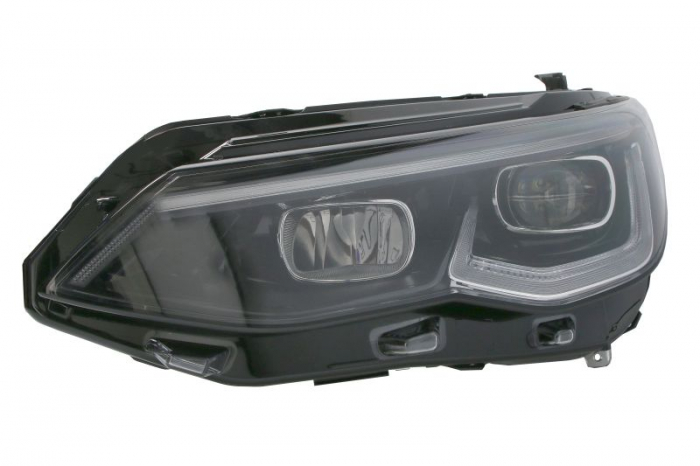Far stanga (LED, electric, cu motor, culoare insert: negru) potrivit VW GOLF VIII 07.19-