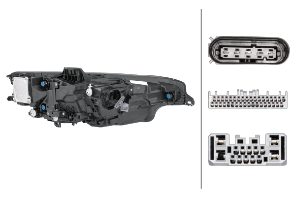 Far Stanga potrivit VOLVO S60 III, V60 II potrivit VOLVO dupa 2018 (LED, electric, cu reglare adaptiva faza lunga; fara controler LED) [2]