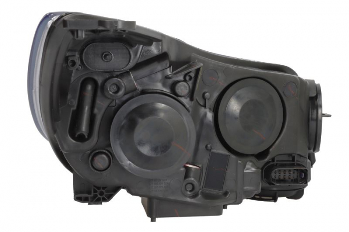 Far Stanga potrivit FORD FOCUS III; FORD USA FOCUS (xenon, D3S/H1/H7/LED/PY21W, electric, cu motor, culoare insert: cromat, culoare semnalizator: transparent) [2]