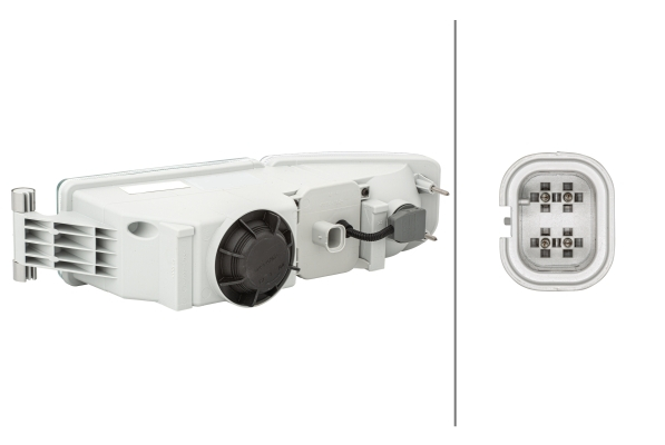 Far universal dreapta (H4/PY21W, 24V, alb) potrivit MAN L2000, LION´S CITY, LION´S COACH, LION´S COMFORT, LION´S STAR, TGA, TGL I, TGM I, TGS I, TGX I 01.93- [2]