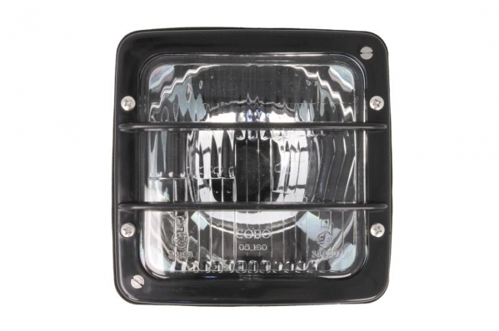 Far universal stanga dreapta (12V, transparent, plastic, negru, lumini pozitie) potrivit AGRO
