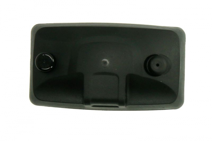 Far universal stanga/dreapta (faza lunga, H3, latime 139mm, inaltime 79,8mm, transparent, plastic, negru) [2]