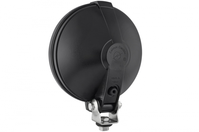 Far universal stanga/dreapta (faza lunga, H3/T4W, 12/24V, diametru 190mm, transparent, plastic, negru, lumini pozitie, fara bec) [2]