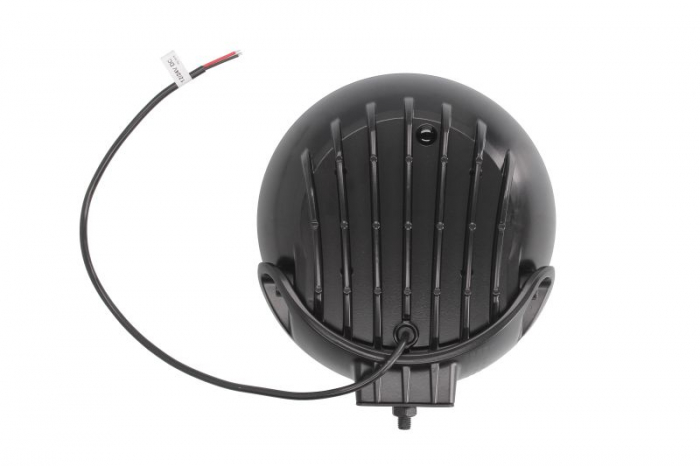 Far universal stanga/dreapta (faza lunga, LED, 12/24V, 3; 27W, diametru 220mm, alb, aluminiu, negru, lumini pozitie, lungime cablu: 500mm) [2]