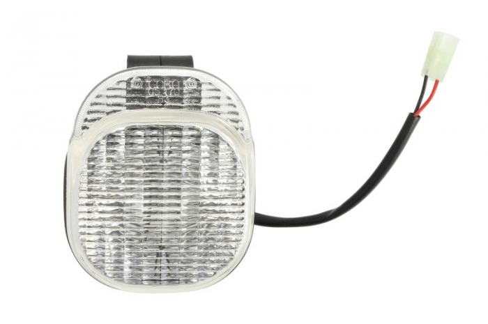 Far universal stanga dreapta (H3, 12 24V, 55; 70W, transparent, plastic, negru, lungime cablu: 200mm) potrivit AGRO