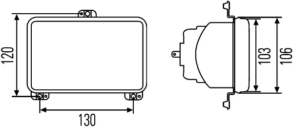 Far universal stanga/dreapta potrivit FENDT 916 VARIO FAVORIT, 920 VARIO FAVORIT, 922 VARIO, 924 VARIO, 924 VARIO FAVORIT, 926 VARIO FAVORIT, 930 VARIO (H4) [3]
