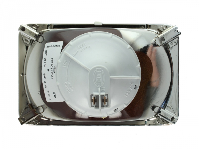Farul universal Dreapta/Stanga potrivit MITSUBISHI GALANT IV; TOYOTA CARINA II, CORONA, CROWN 1976-1984 (H1, 12/24V, latime 167mm, inaltime 107mm, alb) 24V [2]