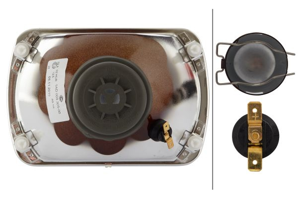 Farul universal Dreapta/Stanga potrivit FIAT 125, 126, 127; FSO 125P, 126P (H4/T4W) [2]