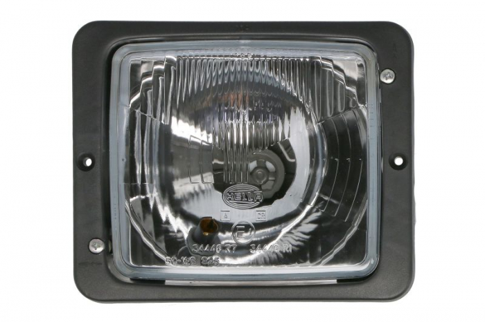 Farul universal Dreapta Stanga (R2 T4W, 12 24V, latime 173mm, inaltime 144mm, adancime: 99mm, transparent, plastic, negru, Lampi de pozitie)