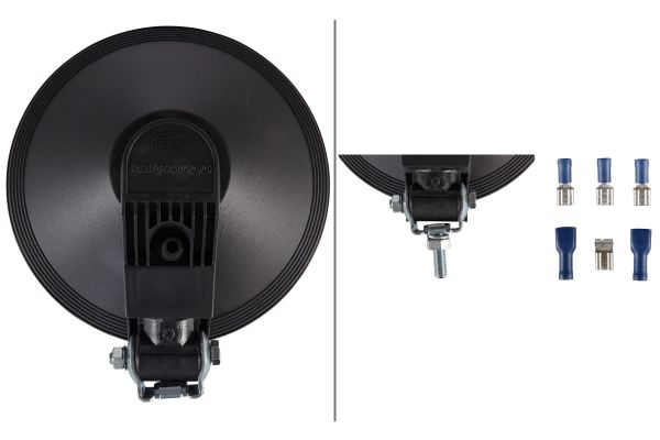 Farul universal Dreapta/Stanga (rotund, Rallye 3000, H1/W5W, 12/24V, diametru 222mm, adancime: 126mm, transparent, negru, Lampi de pozitie, semnalizare) [4]