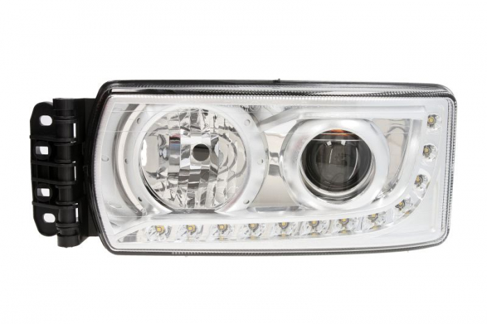 Fat stanga (12LED 1WATT H7, electric, fara motor, fara unitate control lumini LED) potrivit IVECO EUROCARGO IV, EUROCARGO V, STRALIS I 01.13-