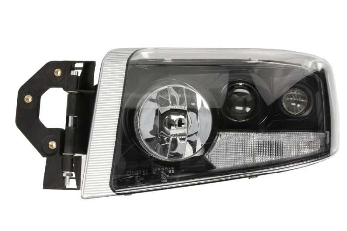 Fat stanga (H1 H3 H7, manual, fara motor, culoare insert: negru) potrivit RVI PREMIUM 2 10.05-
