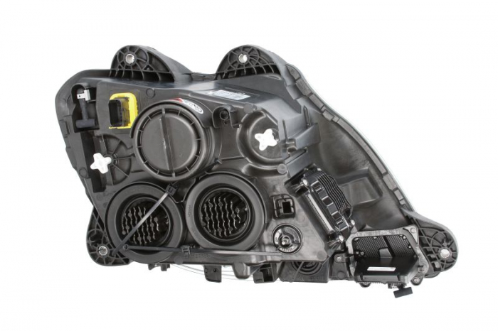 Fat stanga (H1/LED/P21W, manual, fara motor, cu lumina de zi, culoare insert: crom platinat, culoare indicator: transparent) potrivit DAF CF, XF 106 10.12- [2]