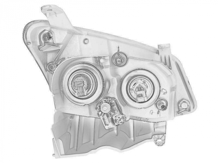 Fat stanga (H11/HB3, electric, fara motor) potrivit ISUZU [2]