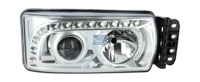 Fat stanga (H7, electric, fara motor, fara unitate control lumini LED) potrivit IVECO STRALIS II 09.12-