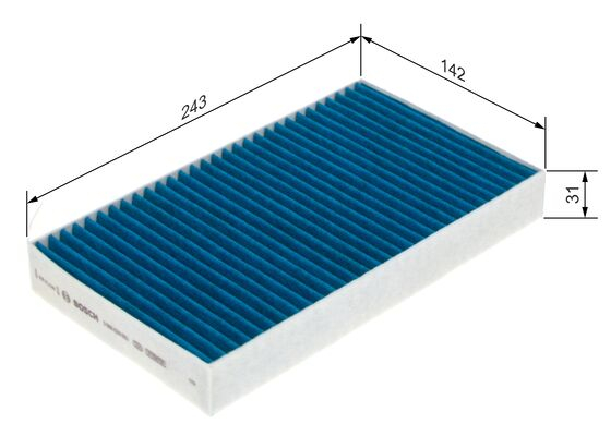 Filtru aer habitaclu cu, carbon activ potrivit TESLA MODEL 3, MODEL Y Electric 01.17- [5]