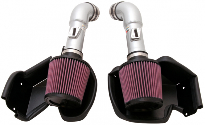 Filtru de aer K & N TYPHOON potrivit NISSAN / INFINITI 370Z/G37, V6-3.7L, 09-10 - SILVER [3]