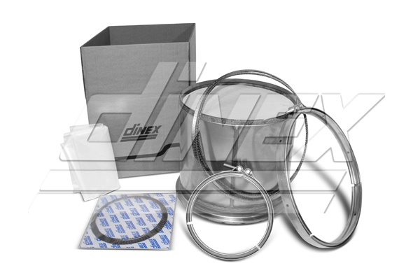 Filtru de particule diesel (DPF) (fabricate din fabrica) potrivit Man Lion S Intercity, Lion's City, Tgm I, Tgm II, Tgs I, Tgx I D0826LUH-D2676LF68 dupa 1996 - Euro 6, otel inoxidabil, diametru 343 mm [2]