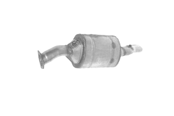 Filtru de particule diesel (DPF) fata potrivit Audi A6 Allroad C6, A6 C6 2004-2011 - 2.7 diesel / 3.0 diesel, Euro 4, cordierita [2]