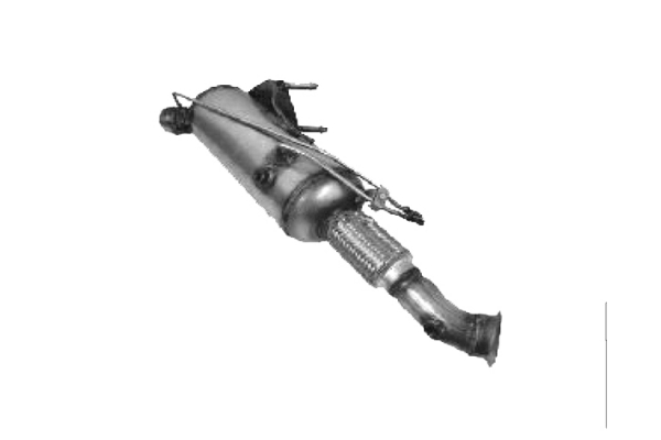 Filtru de particule diesel (DPF) fata potrivit Mercedes Sprinter 3,5-T (B906), Sprinter 3-T (B906), Sprinter 4,6-T (B906), Sprinter 5-T (B906) 2006-2018 - 2.2 diesel, Euro 5, cordierita [2]