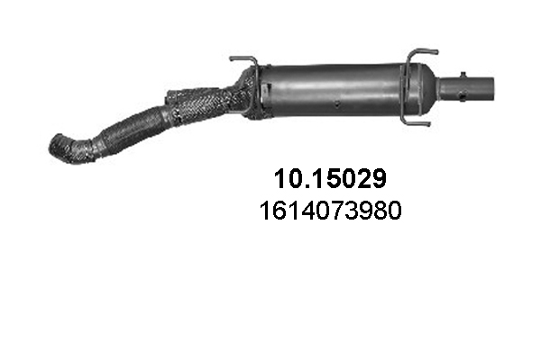 Filtru de particule diesel (DPF) potrivit Citroen Jumper III; Peugeot Boxer 2015-2023 - 2.0 diesel, Euro 6, cordierita [2]