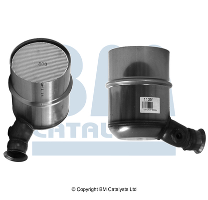 Filtru de particule diesel (DPF) potrivit Citroen Jumpy II; Fiat Scudo; Peugeot Expert, Expert Tepee; Toyota Proace dupa 2007 - 1.6 diesel, Euro 5, cordierita [2]