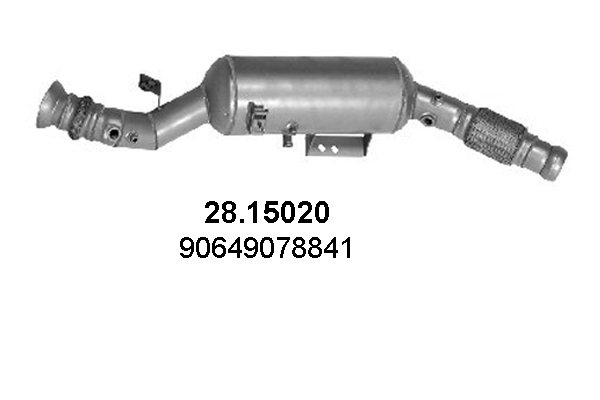Filtru de particule diesel (DPF) potrivit Mercedes Sprinter 3,5-T (B906), Sprinter 3,5-T (B907), Sprinter 3,5-T (B907, B910), Sprinter 3-T (B906), Sprinter 3-T (B907) 2006-2021 - 2.2 diesel, Euro 6, c [2]