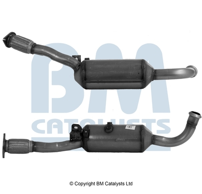 Filtru de particule diesel (DPF) potrivit Nissan Primastar; Opel Vivaro A; Renault Trafic II dupa 2006 - 2.0 diesel, Euro 4, cordierita [2]