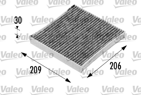Filtru habitaclu cu carbune activ potrivit RENAULT LAGUNA II, LAGUNA III, VEL SATIS 1.6-3.5 dupa 2001 [2]