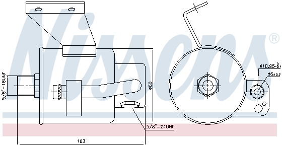 Filtru uscator AC Mercedes Clasa A (W168) 1.4-1.9 intre 1997-2004