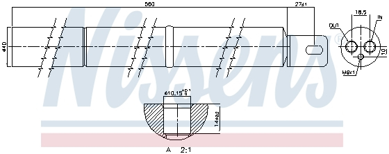 Filtru uscator AC MERCEDES GL (X166), GLE (C292), GLE (W166), GLS (X166), M (W166) 2.2D-5.5 intre 2011-2019