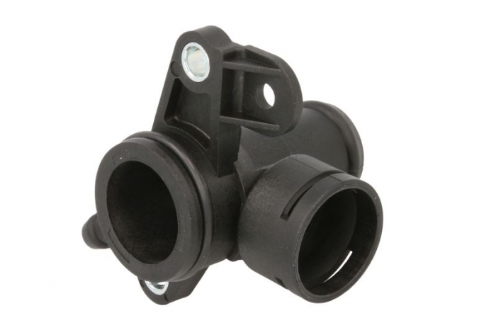Flansa lichid racire (numar iesiri: 1) potrivit AUDI Q3, TT; SEAT ALHAMBRA, ALTEA, ALTEA XL, LEON; SKODA OCTAVIA II, SUPERB II, YETI; VW BEETLE, CC B7, EOS, GOLF V, GOLF VI 1.8/2.0 10.04-10.18 [1]
