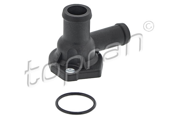 Flansa lichid racire (numar iesiri: 2) potrivit AUDI 100 C3, 80 B2, 80 B3; SEAT ALHAMBRA, CORDOBA, IBIZA II, TOLEDO I; VW GOLF I, GOLF III, JETTA I, PASSAT B2 1.6-2.0 08.82-03.10 [2]