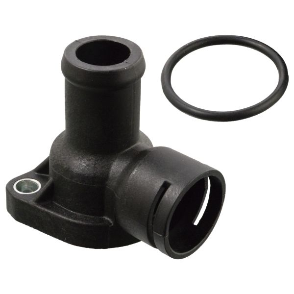 Flansa lichid racire (numar iesiri: 2) potrivit AUDI 80 B3, 90 B3; VW CORRADO, GOLF II, JETTA II, TRANSPORTER T3 1.6D-1.9D 08.84-09.93 [1]