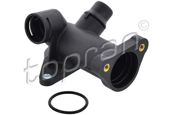 Flansa lichid racire (numar iesiri: 2) potrivit AUDI A4 B5, A4 B6, A6 C5; SKODA SUPERB I; VW PASSAT B5.5 1.8/2.8 01.95-03.08 [2]