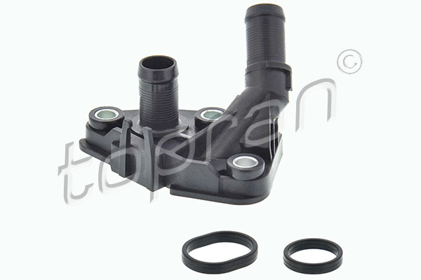 Flansa lichid racire (numar iesiri: 2) potrivit DACIA DOKKER, DOKKER/MINIVAN, DUSTER, LODGY, LOGAN, LOGAN EXPRESS, LOGAN II, LOGAN MCV, LOGAN MCV II, SANDERO, SANDERO II 1.2/1.5D/1.6 09.98- [3]