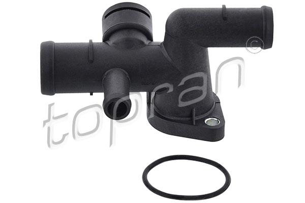 Flansa lichid racire (numar iesiri: 4) potrivit AUDI A3, TT; SEAT CORDOBA, IBIZA II, LEON, TOLEDO II; SKODA OCTAVIA I; VW BORA, BORA I, GOLF IV 1.8 09.96-12.10 [2]