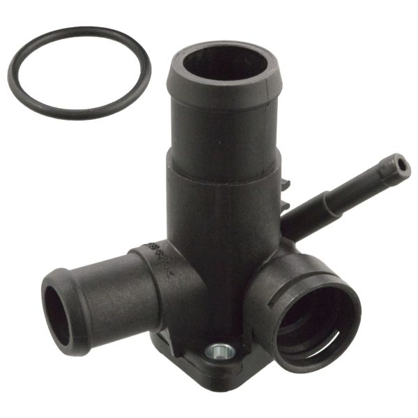 Flansa lichid racire (numar iesiri: 4) potrivit SEAT CORDOBA, IBIZA II, INCA, TOLEDO I; VW CADDY II, CADDY II/MINIVAN, GOLF III, PASSAT B3/B4, POLO III CLASSIC, VENTO 1.9D 05.89-01.04 [2]