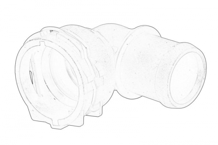 Flansa lichid racire potrivit AUDI A1, A3, Q3, TT; SEAT ALHAMBRA, ALTEA, ALTEA XL, IBIZA IV, IBIZA IV SC, IBIZA IV ST, LEON, TOLEDO IV; SKODA FABIA II, OCTAVIA II, RAPID 1.6D 2.0D 05.03-12.19