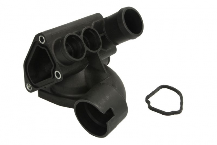 Flansa lichid racire potrivit AUDI A3, TT; SEAT ALHAMBRA, LEON, TOLEDO II; VW BORA, BORA I, EOS, GOLF IV, GOLF V, MULTIVAN T5, NEW BEETLE, PASSAT B5.5, PHAETON, SHARAN 2.3 2.8 3.2 08.97-09.10