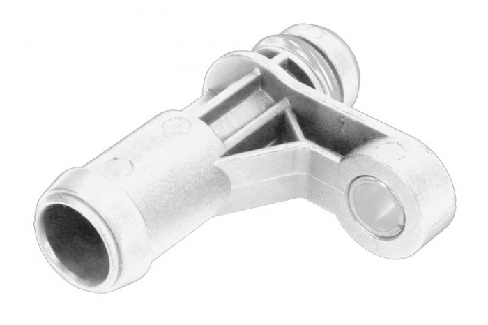 Flansa lichid racire potrivit FORD B-MAX, C-MAX II, ECOSPORT, FIESTA VI, FIESTA VII, FOCUS III, FOCUS IV, GRAND C-MAX, MONDEO V, PUMA, TOURNEO CONNECT V408 NADWOZIE WIELKO 1.0 1.1 02.12-