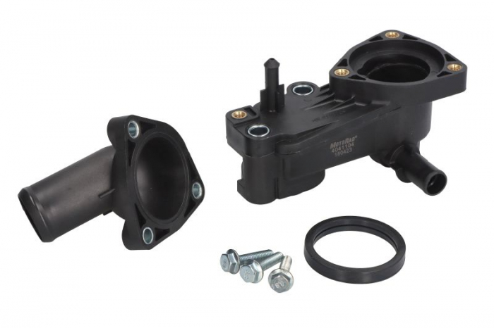 Flansa lichid racire potrivit FORD C-MAX, ESCORT V, ESCORT VI, FIESTA III, FIESTA IV, FIESTA HATCHBACK, FIESTA MINIVAN, FOCUS C-MAX, FOCUS I, FOCUS II, FOCUS I KOMBI, GALAXY II 1.6D-2.5D 09.88-