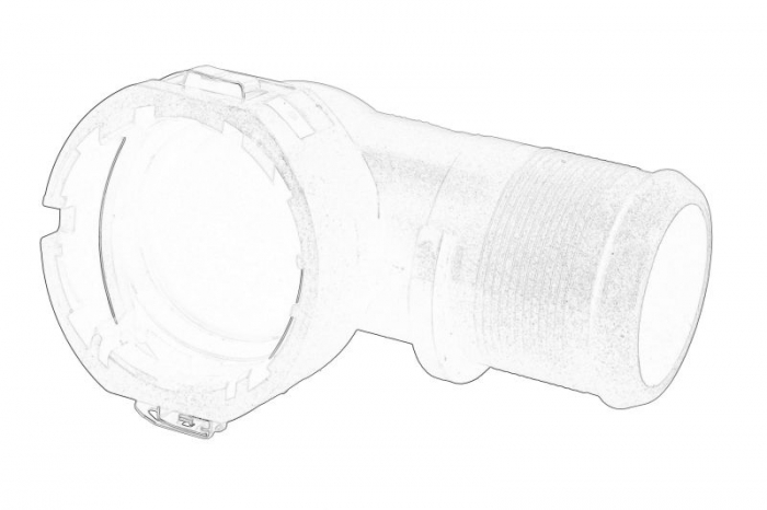 Flansa lichid racire potrivit HYUNDAI ELANTRA V, ELANTRA VI, I20 ACTIVE, I20 I, I30, IONIQ, IX20; KIA VENGA 1.4-Electric 09.08-12.20