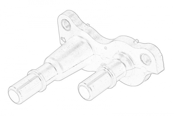 Flansa lichid racire potrivit JCB