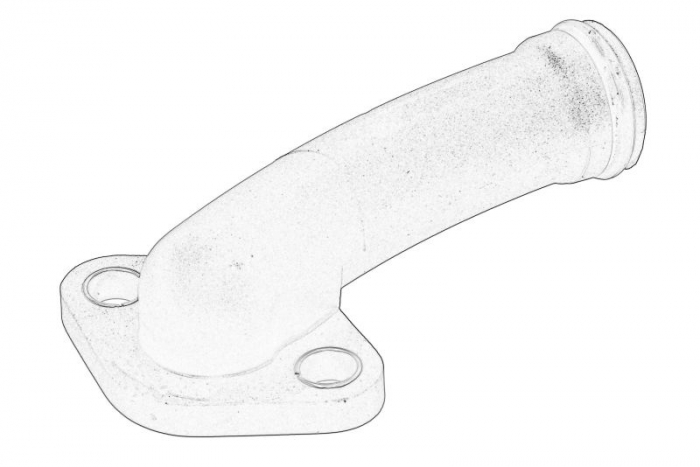 Flansa lichid racire potrivit URSUS 10014 H, 11024, 3702, 4022, 4024, 5044, 7014 H, 7524, 8014 H, 9014 H, 9024, 360, 6024; ARMATRAC 1104, 854 LUX; BASAK 2080, 2090, 2100, 2110; CLAAS 310 C [2]