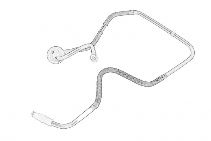 Furtun ambreiaj (pompa - actuator) potrivit CITROEN JUMPER II; FIAT DUCATO; PEUGEOT BOXER 3.0D 04.06-