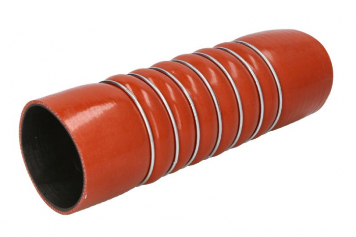 Furtun Intercooler (85mm 91mmx270mm, rosu) potrivit MERCEDES ACTROS MP4   MP5, ANTOS, AROCS, ATEGO 3, CITARO 2, ECONIC 2, INTEGRO (O 550), INTOURO; SETRA 400, 500 471.943-OM936.974 07.11-