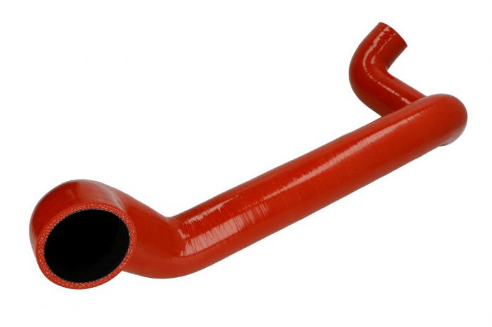 Furtun Intercooler (Partea evacuarii, 49mm 59mm, rosu) potrivit IVECO DAILY II 8140.43. 8140.47 8140.47S 01.90-05.99