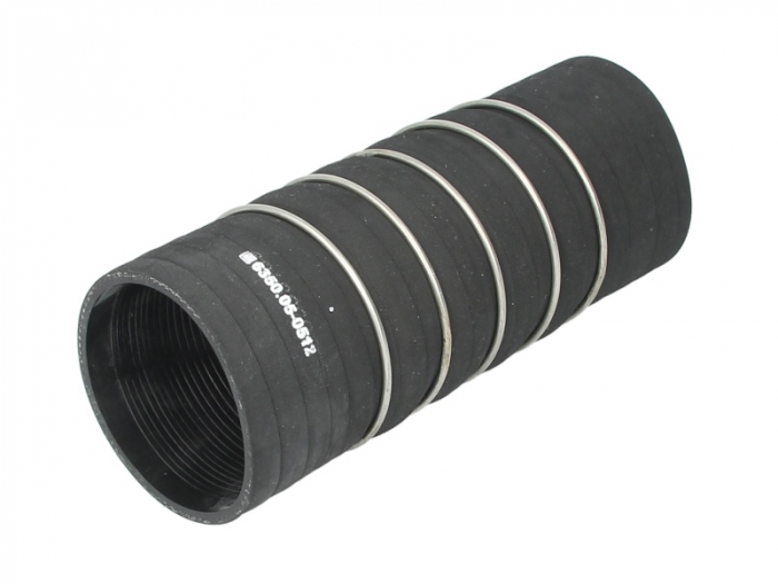 Furtun Intercooler (Partea evacuarii, 80mmx220mm, negru) potrivit RVI PREMIUM 2 DXi7 10.05-