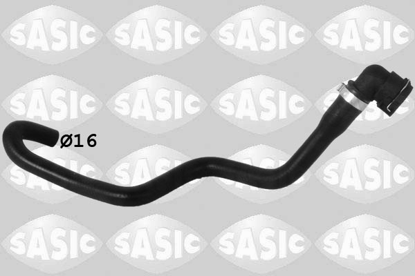 Furtun radiator (16mm) potrivit OPEL SIGNUM, VECTRA C, VECTRA C GTS 1.9D 04.04-01.09